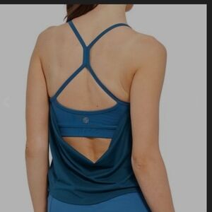 Lija Superstar Duo Tank Top. Sea Blue. Size Small. New.Strut your style on the
